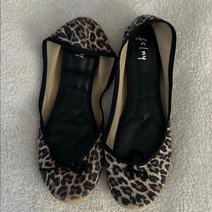 French Sole Animal Print Flats